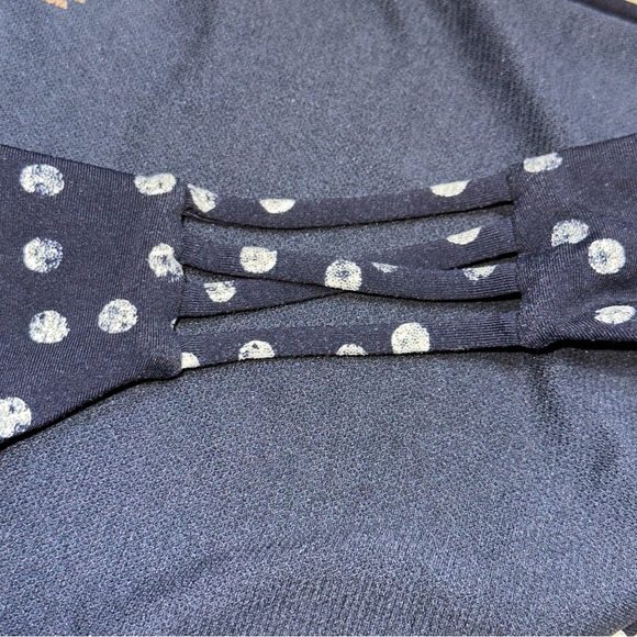 Roxy Blue and White Bikini Set with Polka Dot Design - Picture 7 of 14